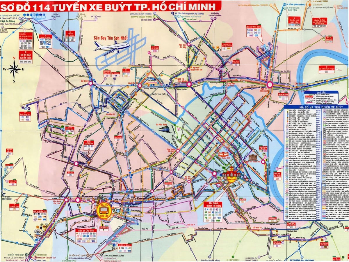 saigon δρόμο χάρτη