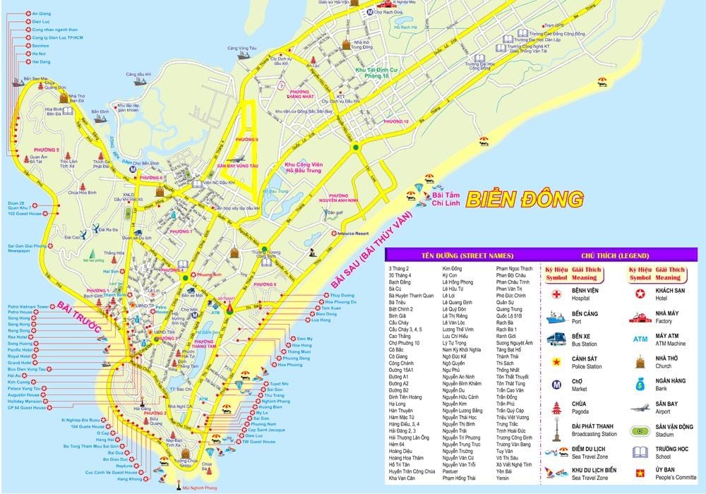Χάρτης της ho chi minh city port