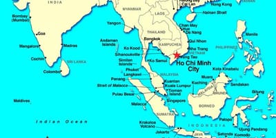 Saigon παγκόσμιο χάρτη