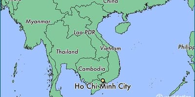 Χάρτης της ho chi minh city κόσμο